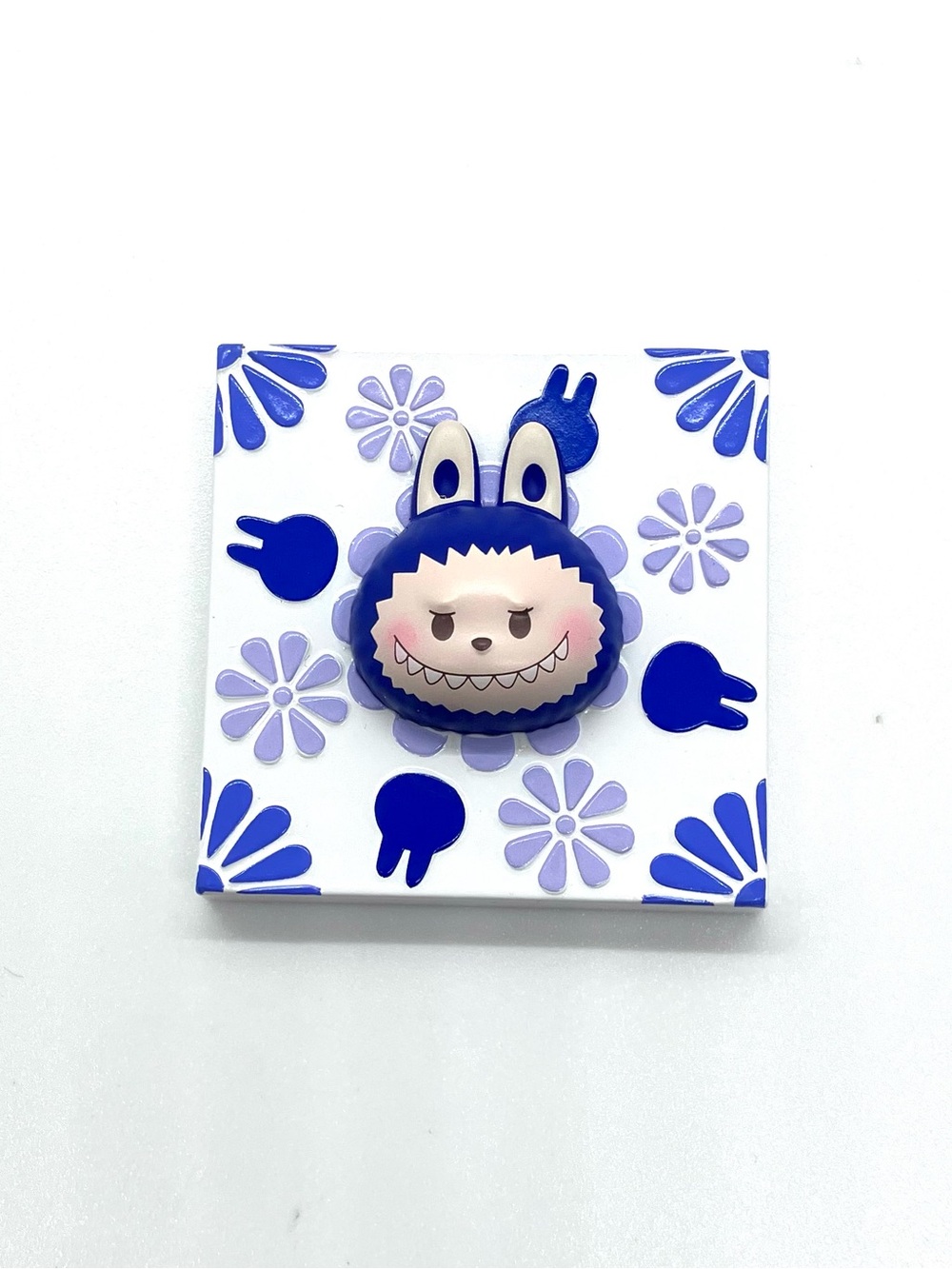 LABUBU Pop Mart Hello Macau Pop Bean Classic Azulejo Purple Tile Magnet